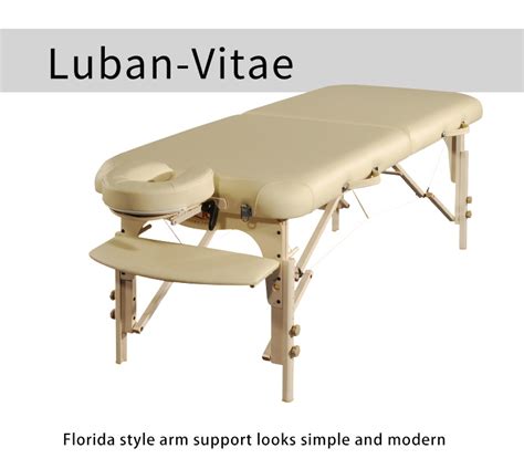 Luban Vitae Wood Folding Massage Table Wooden Beauty Table Spa Bed