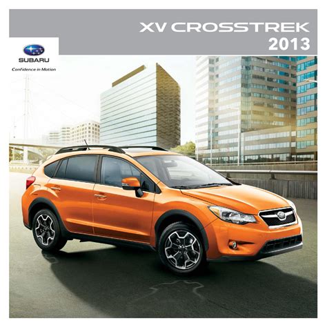 Subaru Xv Crosstrek Brochure By Subaru Canada Issuu