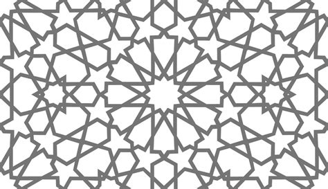 Arabic Pattern Ramadan Mubarak Muslim Star Pattern Simple Flower