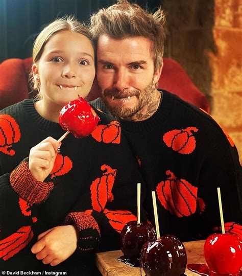 David Beckham And Daughter Harper Share Sweet Halloween Snap