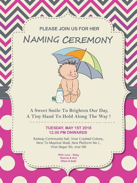 Pin on Naming ceremony