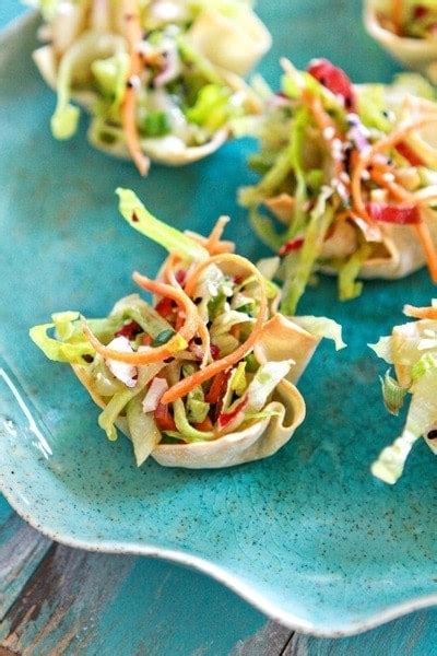 Check spelling or type a new query. Asian Salad Wonton Cup Appetizers | Good Life Eats