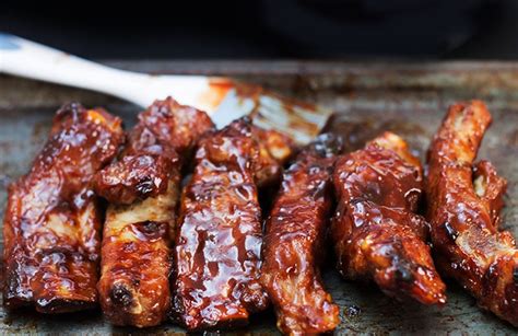 Baked Or Barbecued Sticky Glazed Ribs Errens Kitchen