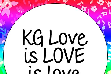 Kg Love Is Love Is Love Font Kimberly Geswein Fontspace