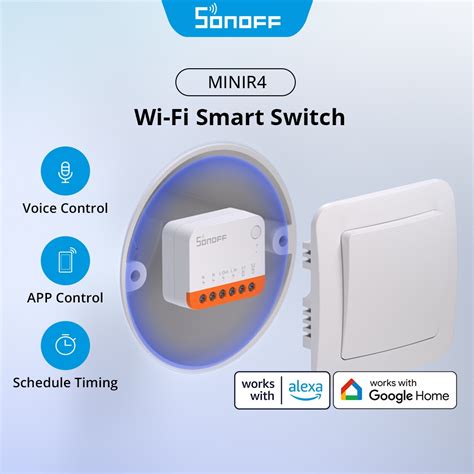 Sonoff Minir4 Mini Extreme Smallest Wifi Smart Switch Ever Ewelink App