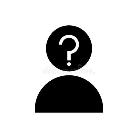 unknown person icon question mark anonymous avatar human silhouette flat design vector