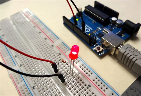 Arduino Tutorial Breadboard First Circuit Button Led Youtube Ai