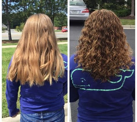 Spiral Perm Before And After Long Hair Perm Spiral Perm Short Permed Hair