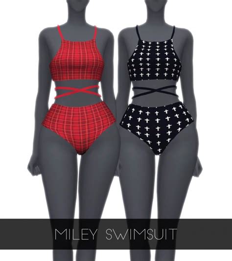 Miley Swimsuit At Kenzar Sims Sims 4 Updates