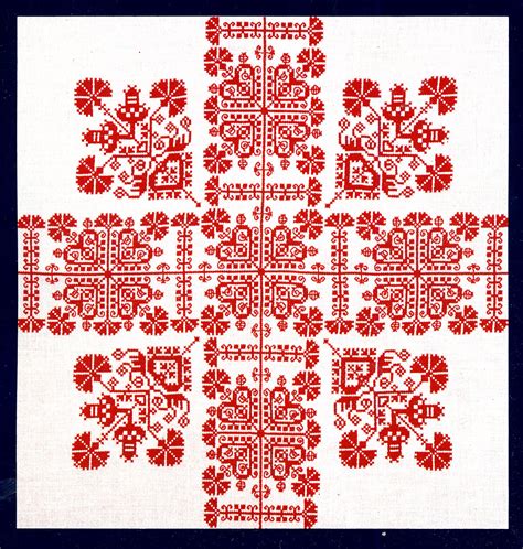 English refunds or returns are not accepted. FolkCostume&Embroidery: Kreuzdecke of Austria or Österreich
