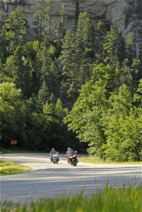 Sturgis black hills motorcycle rally 2018 hat cap 78th. Motorcycling on the scenic byway through Spearfish Canyon ...