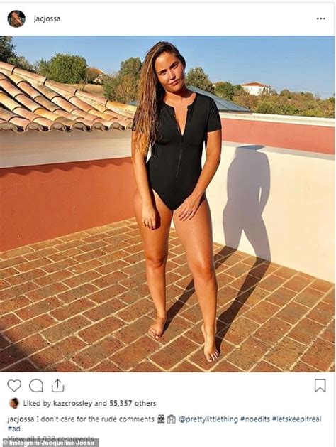 Jacqueline Jossa Looks Incredible In A Sporty Black Swimsuit As She Keeps It Real In Unedited