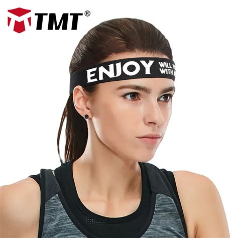 Tmt Yoga Sweatband Hair Bands Sports Headband Anti Slip Women Men