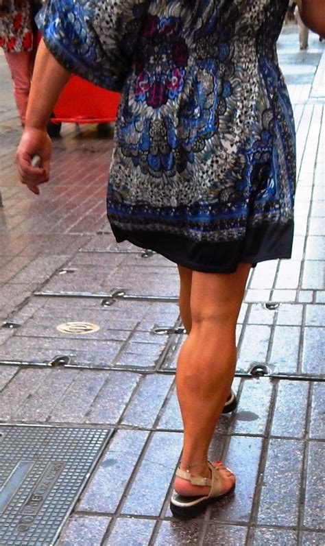 Her Calves Muscle Legs Fetish Street Snapshots Of Large Calf Muscle Woman