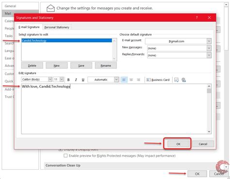 Then, beneath the box, check automatically include my signature on new messages that i compose and/or automatically include my it is this easy to change signature in outlook 365! How to change signature in Outlook? Guide for Outlook on ...