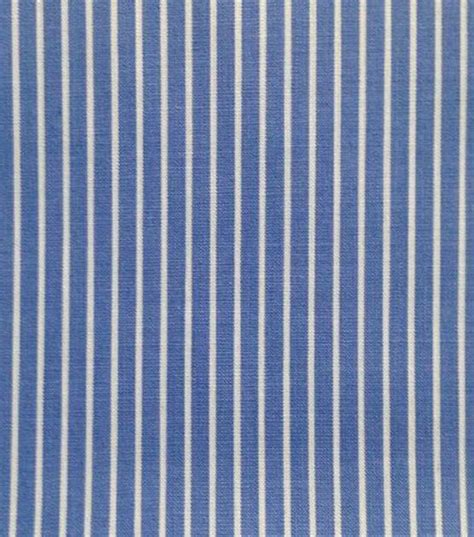 Shirtings Stripe Blue White Cotton Fabric Jo Ann Fabric Blue And