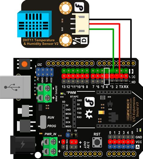 Gravity Dht11 Temperature And Humidity Sensor For Arduino