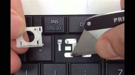 Replace Keyboard Key Toshiba Satellite C850l850 C55 C50 A Fix