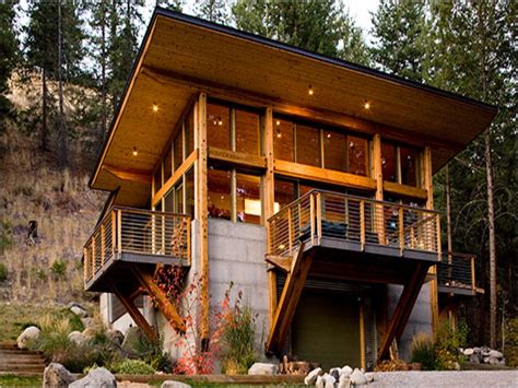 This mountain modern home was designed by ryan group architects along with lamperti construction, located in the private community of martis camp, in truckee, california. Small Log Mountain Cabin Modern Mountain Log Cabin Plans ...