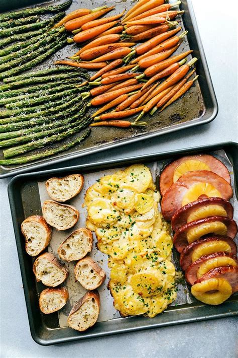 Start your resurrection day meal with easter dinner prayers for a beautiful time of reflection and worship with your family. An ENTIRE Easter Dinner made in under an hour! Two sheet ...