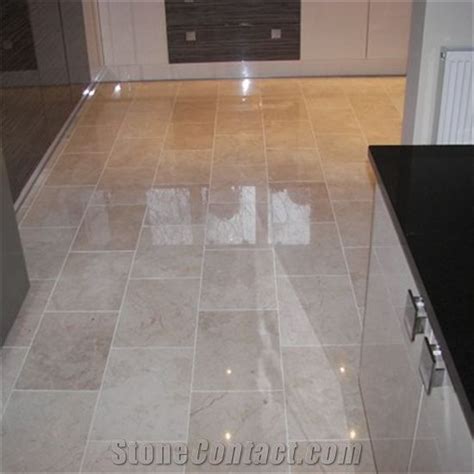 Stone kitchen wall tiles are easy to clean, and stain and splatter resistant. Polished Marble Kitchen Floor, Italy Beige Marble Slabs Tiles from United Kingdom - StoneContact.com