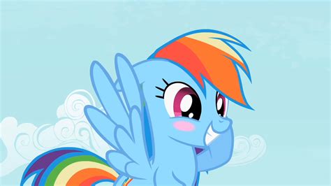 Image Rainbow Dash Blush S2e8png My Little Pony