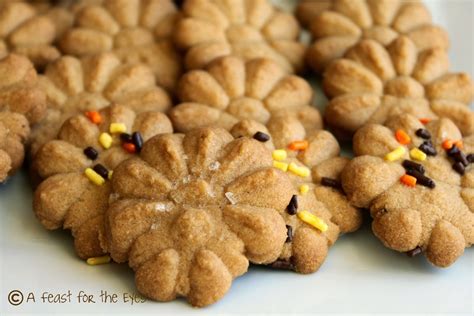 Biscoff Pumpkin Spice Spritz Cookies A Feast For The Eyes