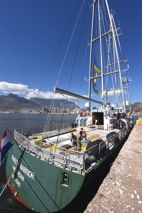 New Eco Rainbow Warrior In Cape Town For Renewable Power