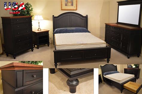 U sing traditional methods to hand craft heirloom furniture. amish traditions bedroom