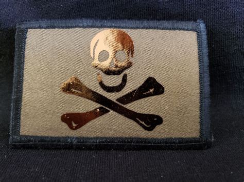 Reflective Pirate Flag Morale Patch