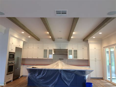 To make these faux beams look authentic, you will have. Faux Ceiling Beam Install - SoCalTrim | Discount Molding ...