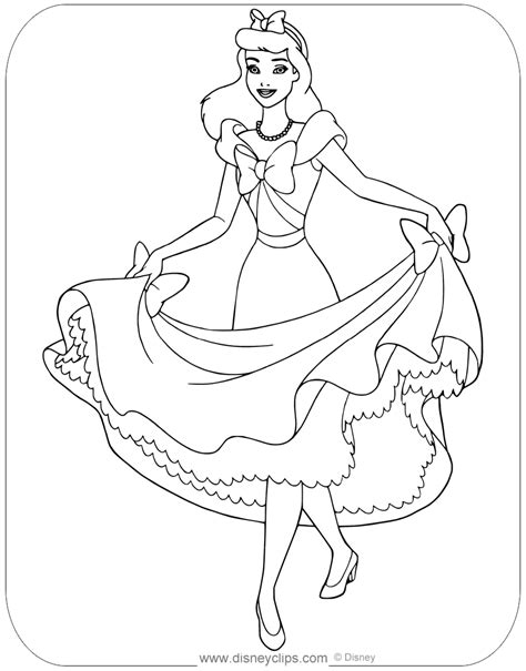 Coloring Pages Disney Cinderella Let S Coloring The World