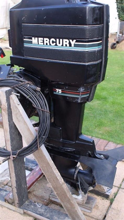75 Hp Mercury Outboard Engine 2 Stroke Extra Long Shaft In Minster On
