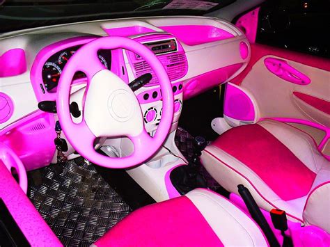 Pin By Courtney Baughman On ⊗ ℂooʟ ⊗ Pink Car Interior Cute Cars