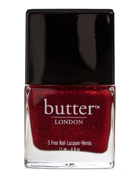Cherry Glitter Red London Nails Butter London Nail Polish Nail Lacquer
