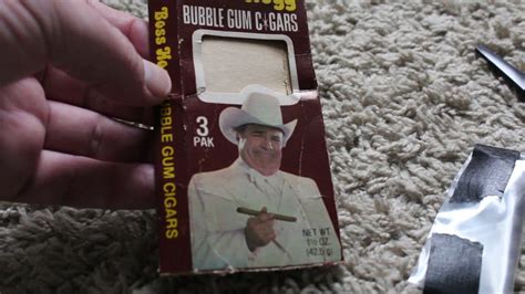 1983 Donruss Dukes Of Hazzard Boss Hogg Bubble Gum Cigars 3 Pack Box