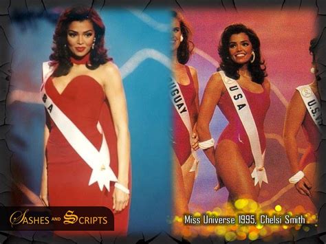 Nostalgia Miss Universe 1995 Chelsi Smith Sashesandscripts