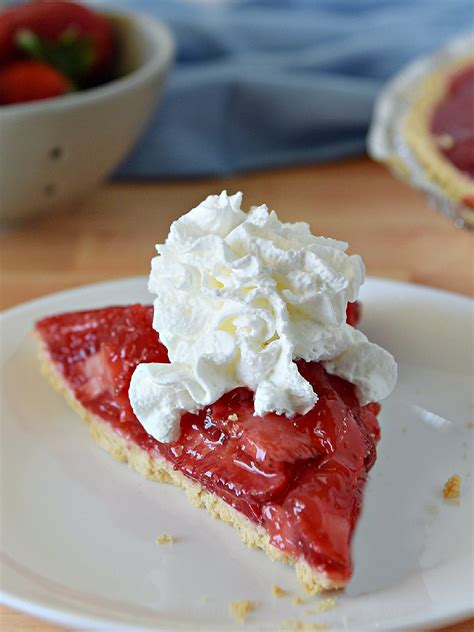 Easy Fresh Strawberry Pie Recipe Southern Kissed