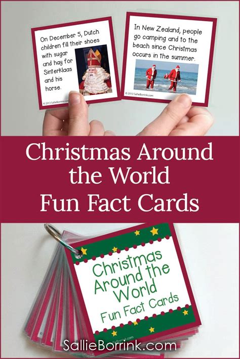 Christmas Around The World Fun Fact Cards A Quiet Simple Life With