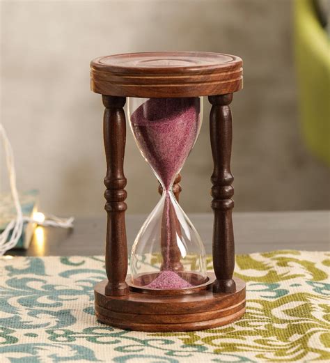 Buy 65 Wooden Sand Timer By Exim Decor Online Nautical Decor