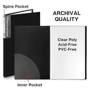 Mua Dunwell 11x17 Portfolio Binder Folder Black Vertical Binder