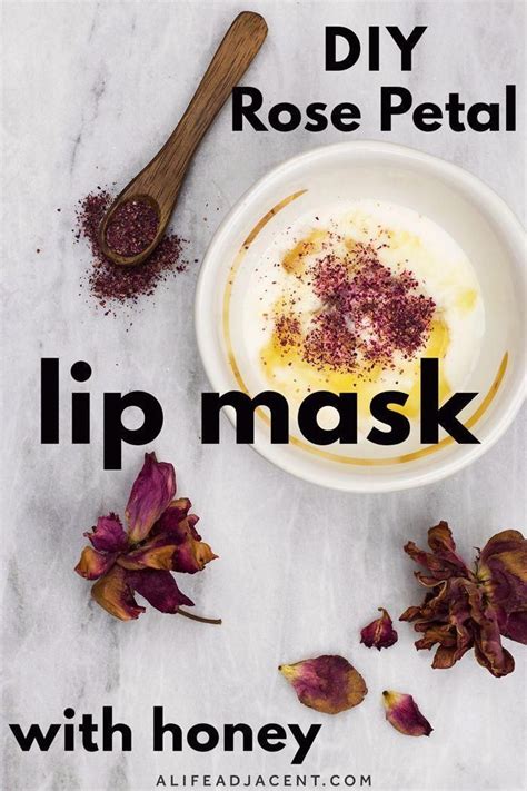 2 Step Diy Plumping Rose Petal Lip Mask For Soft Plump Lips In 2021