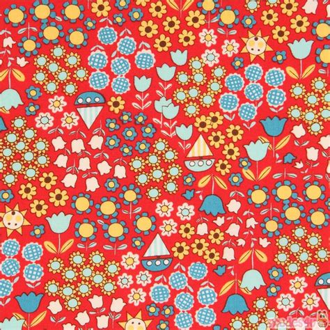 40 teal flower fabric ranked in order of popularity and relevancy. red with teal yellow flower fabric from Japan - modeS4u