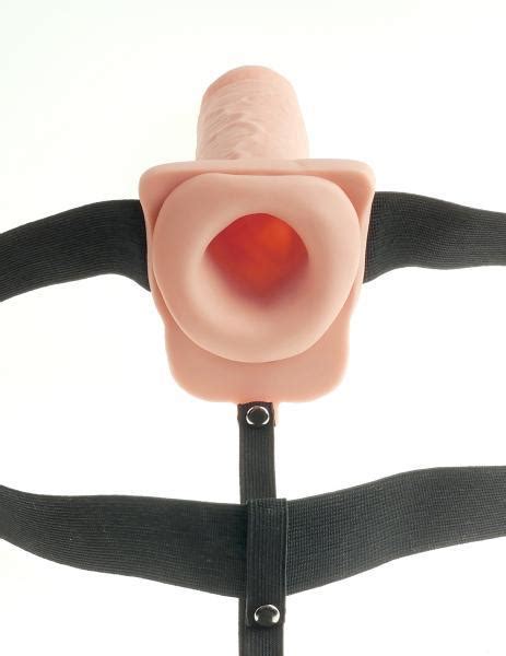 Fetish Fantasy Inches Hollow Rechargeable Strap On With Balls Beige On Literotica