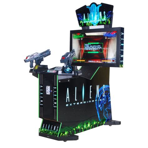 Adult Alien Gun Shooting Arcade Game Machine Guangzhou Sqv Amusement