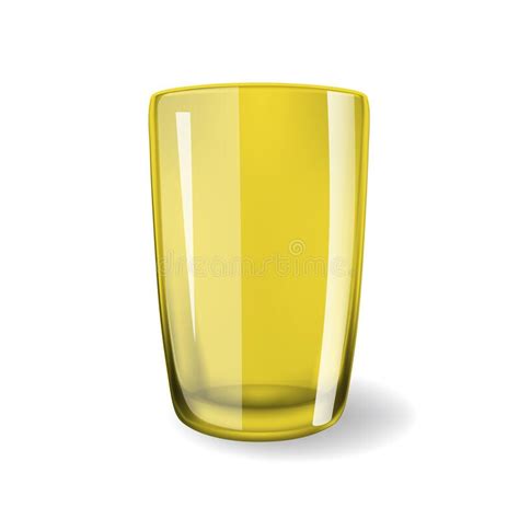 empty drinking glass cup  stock vector illustration  glass white