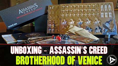 Assassin S Creed Brotherhood Of Venice Board Game Unboxing Youtube