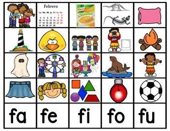 Fa Fe Fi Fo Fu Spanish Teaching Resources Syllables Activities