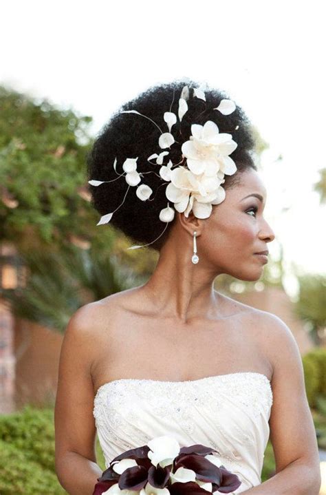 For women having curly hair the braids, twists, bun, or updos are great choices that can be considered. 17 Awesome Natural Hairstyles For Weddings | MadameNoire