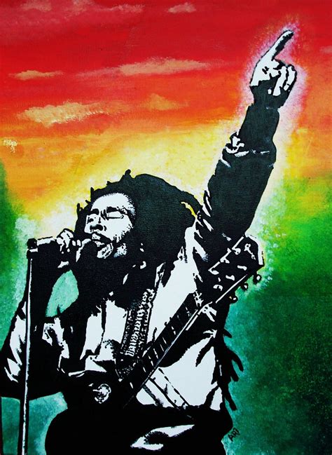 Bob Marley Painting Painting Of Reggae Artist Bob Marley Flickr